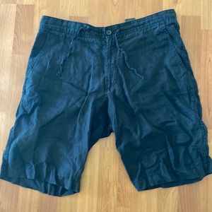 H&M Linen Drawstring Shorts